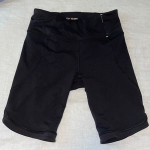 Black Calia Biker Shorts